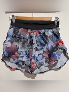 Lululemon Floral Print Women's Athletic Running Shorts